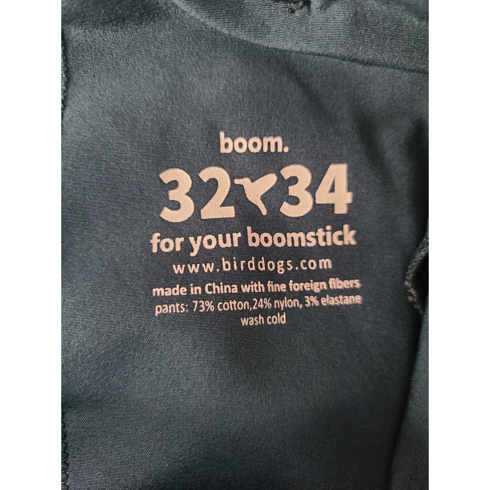 Birddogs Men's Pants 32x34 Boom Boomstick Navy Athletic Golf Performance - Picture 4 of 5